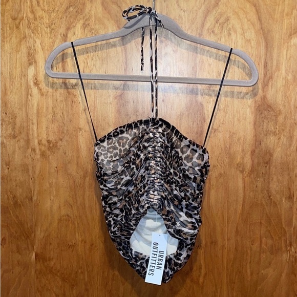 Urban Outfitters Cheetah Halter Tank - Picture 1 of 3